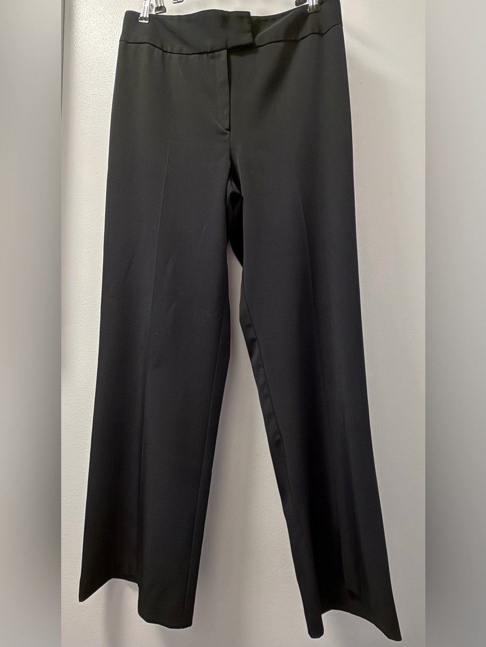Plum Collection Black Stretch Bootcut Dress Pants Size 14 Made in Canada